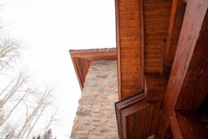 Craftsman roofline in Angel Fire, New Mexico