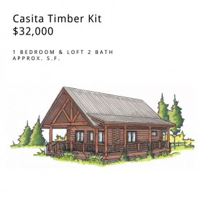 $32,000 casita-timber-log-kit