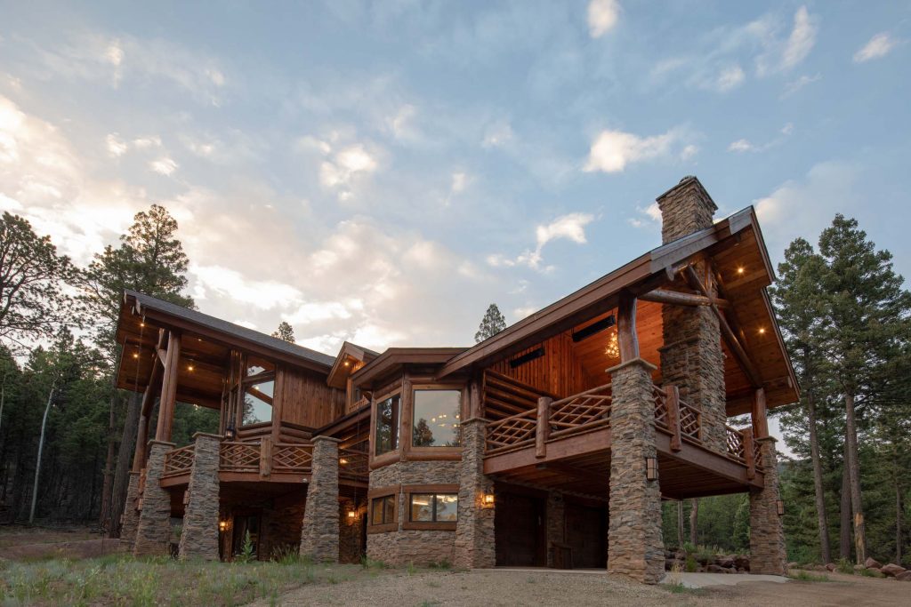 Luxury log cabin angel fire new mexico